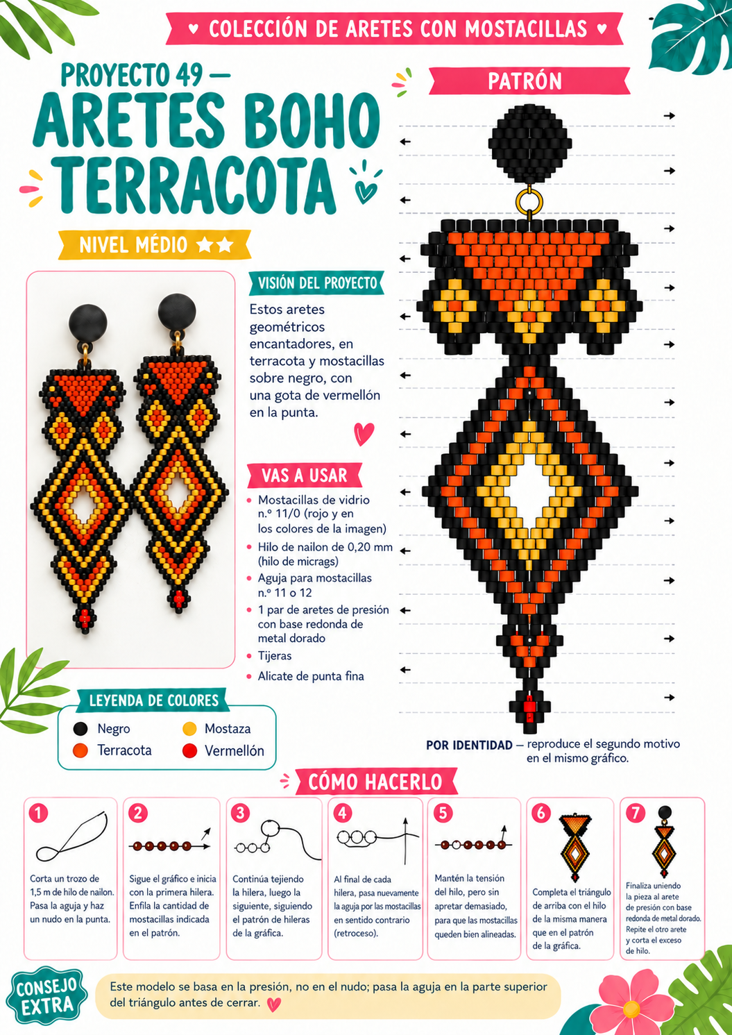 Aretes con mostacillas · amostras-m08-corregida
